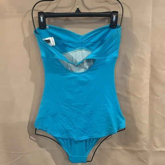 Jantzen Blue One Piece Swimsuit - Picture 2 of 2